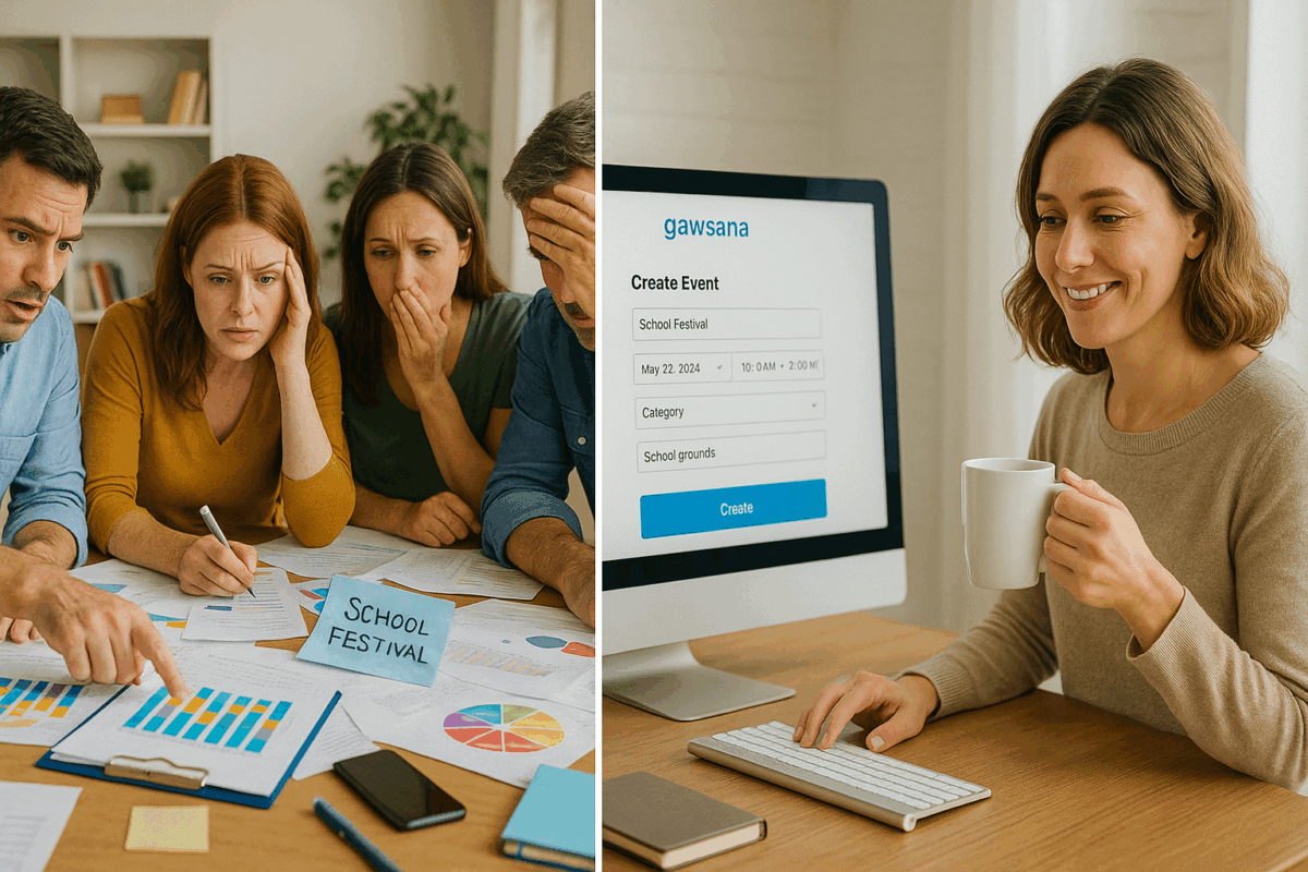 Schulfest koordinieren